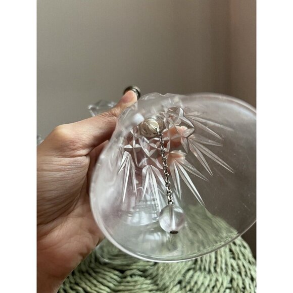 Vintage Lot Of crystal Glass bells - Picture 7 of 7